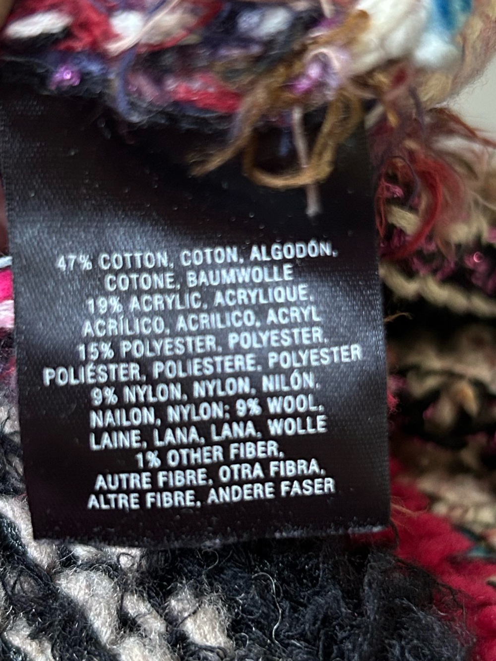 SLEEPING ON SNOW Anthropologie Mixed Media Crochet Boho Sweater Size Medium - Picture 11 of 11